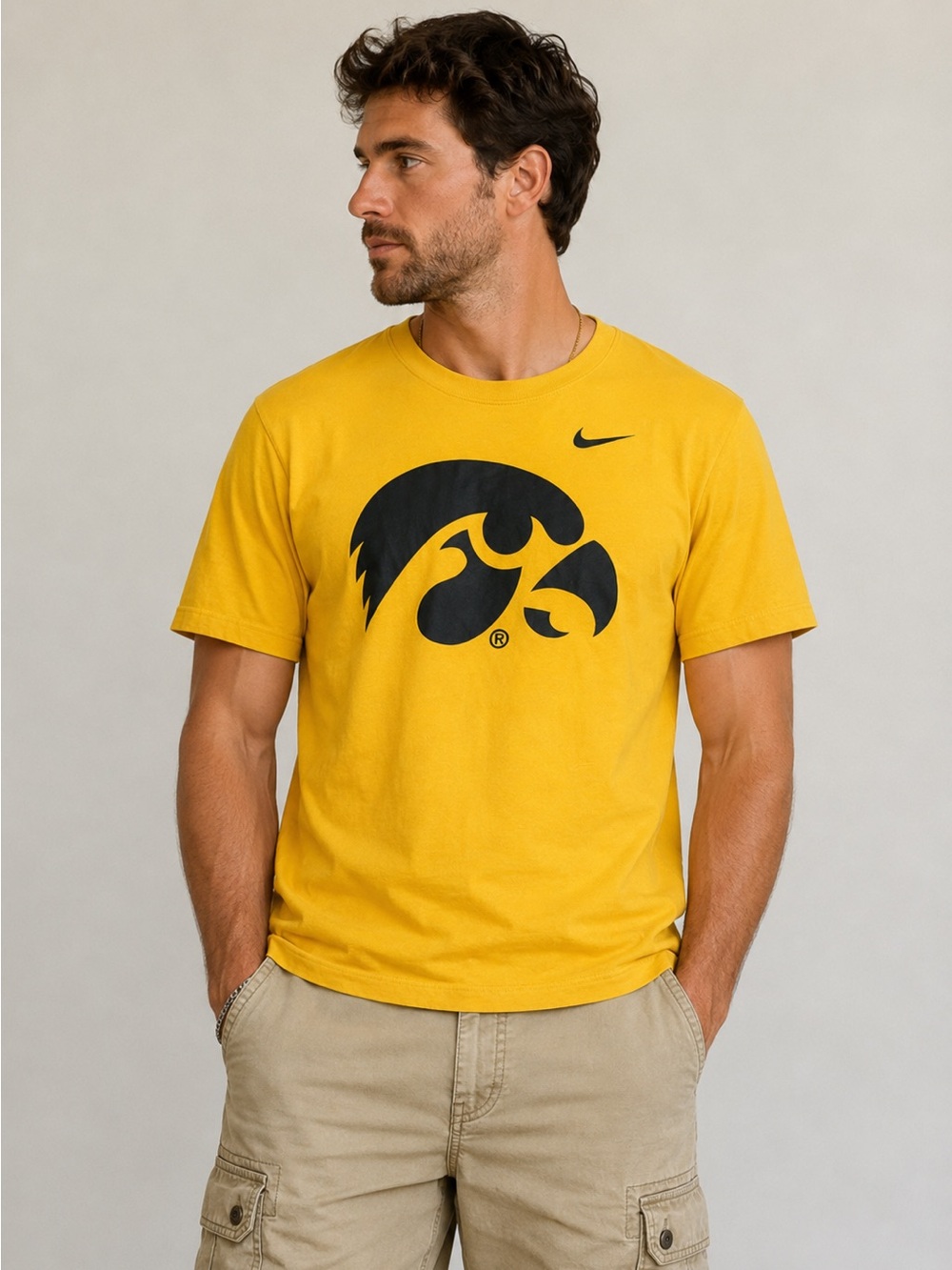 Nike Men’s Hawkeyes Size L Short Sleeve Tee
